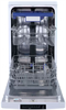 Посудомоечная машина Midea MFD45S370Wi,  узкая, напольная, 44.8см, загрузка 11 комплектов, белая mfd45s370wi